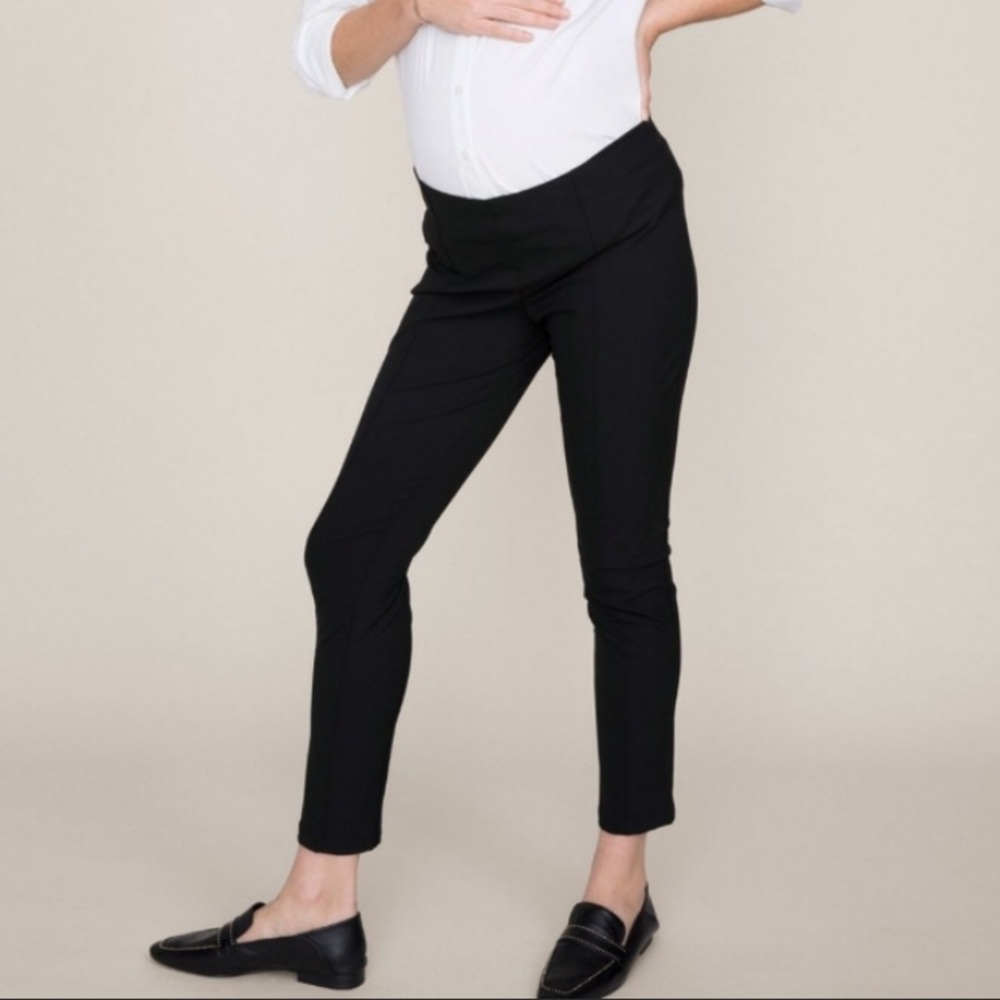 HATCH THE STILETTO BLACK SKINNY MATERNITY PANT - 1